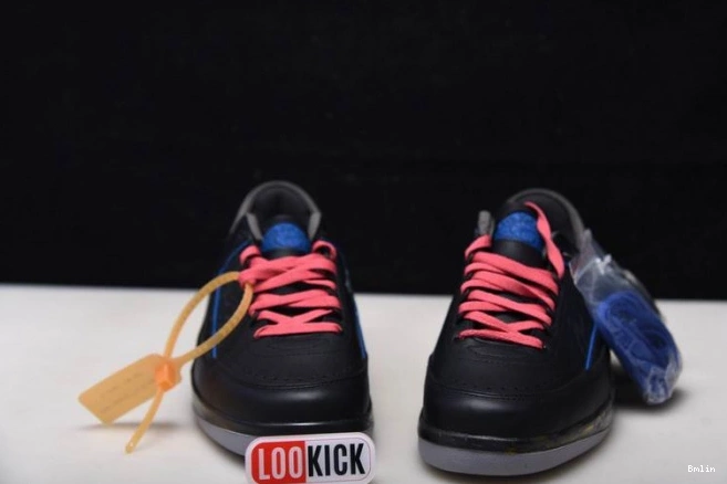 Bmlin Retro Black SP Off-White 2 Jordan Low Blue DJ4375-004 0709